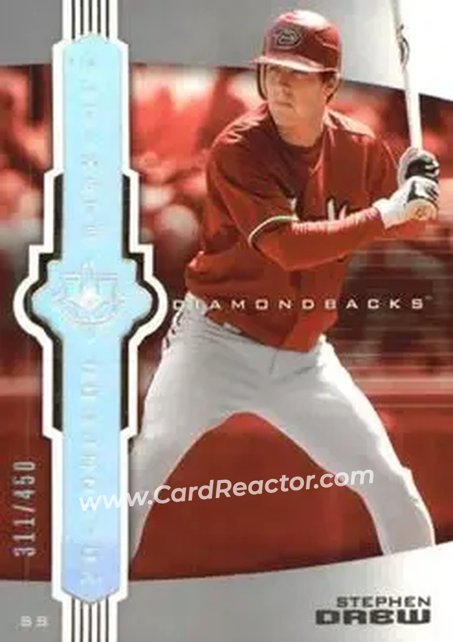 2007 Upper Deck Ultimate Collection #4 - Stephen Drew - Arizona Diamondbacks - Front 2007 Upper Deck Ultimate Collection #4 - Stephen Drew - Arizona Diamondbacks - Front