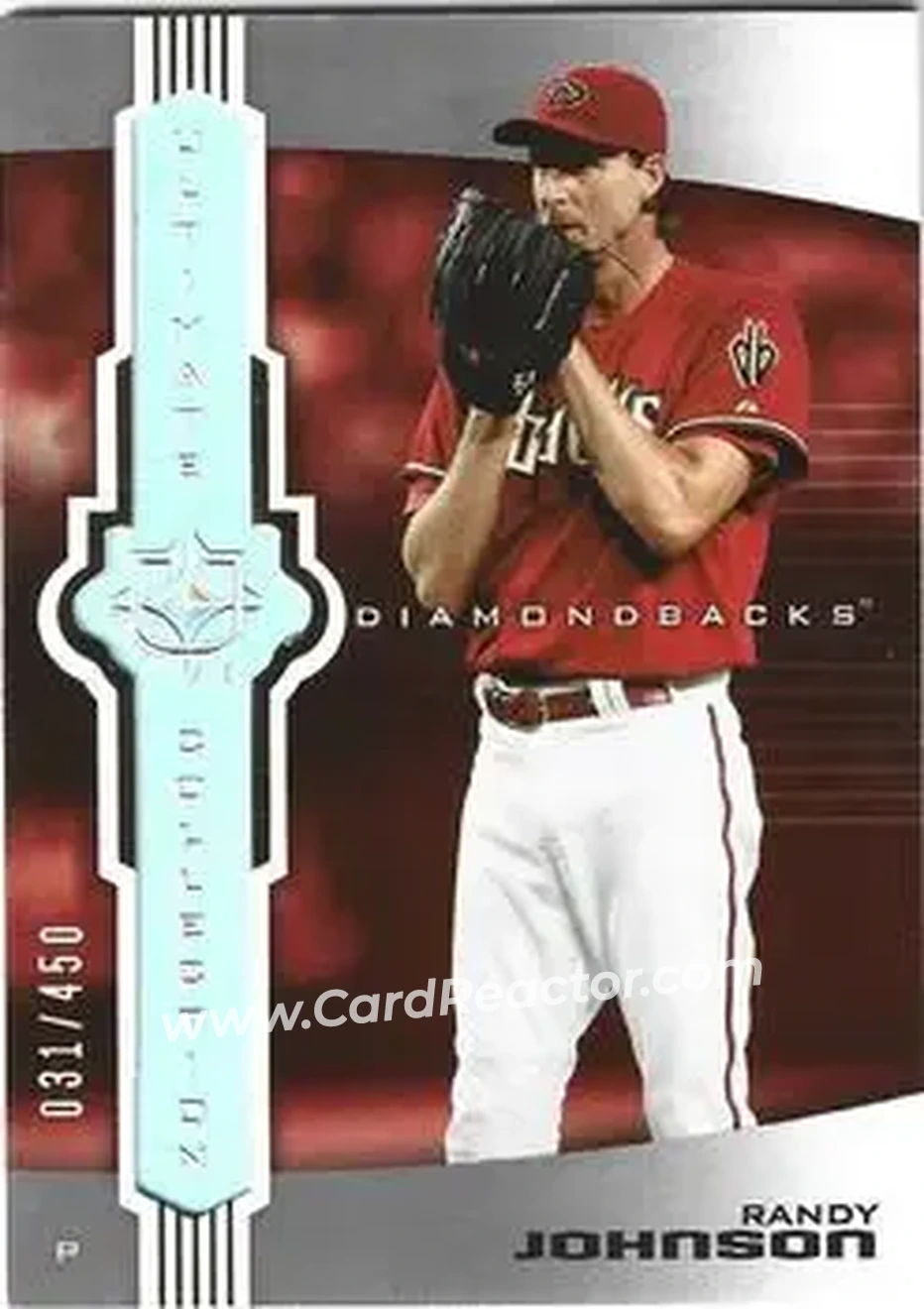 2007 Upper Deck Ultimate Collection #5 - Randy Johnson - Arizona Diamondbacks - Front 2007 Upper Deck Ultimate Collection #5 - Randy Johnson - Arizona Diamondbacks - Front