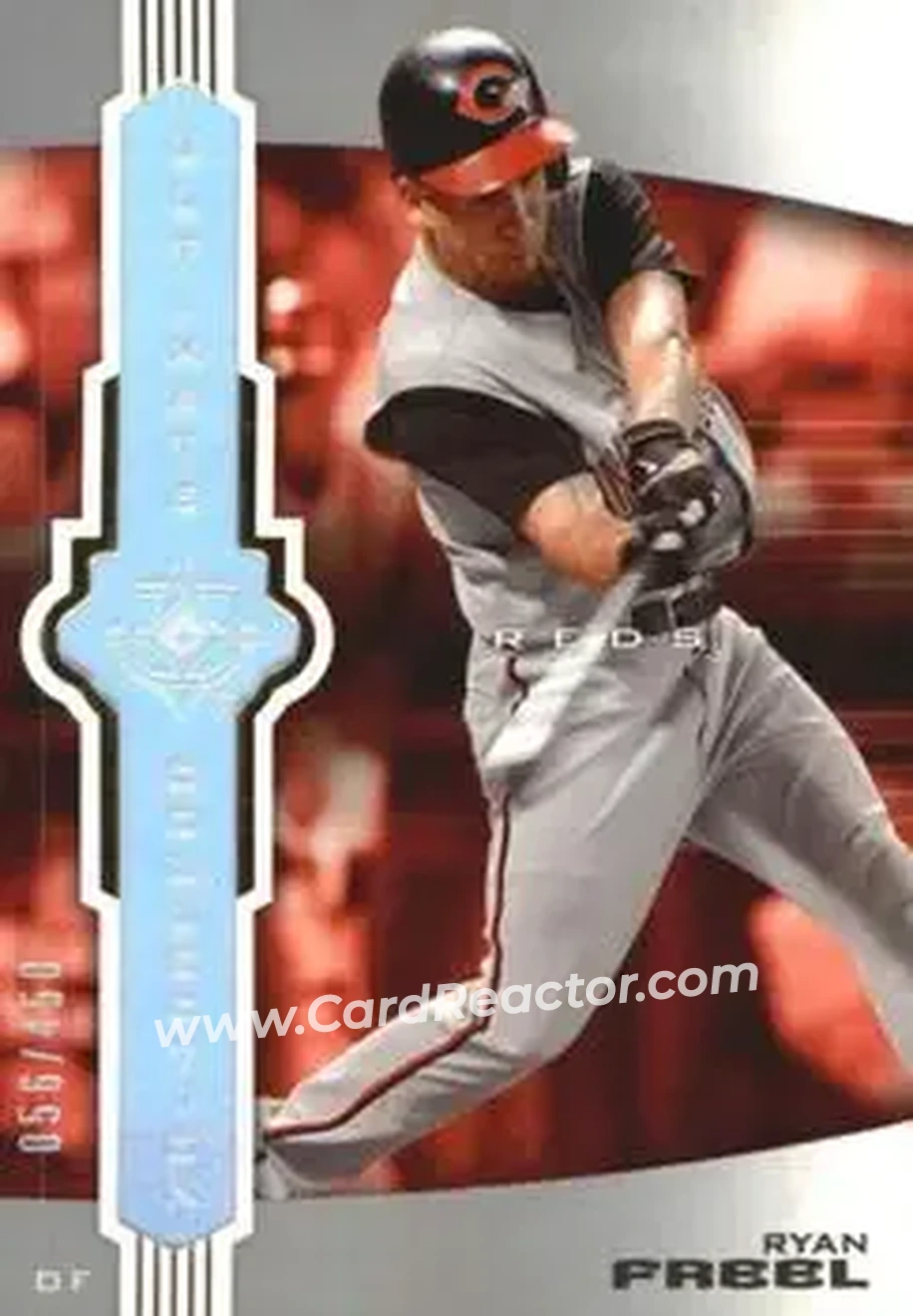 2007 Upper Deck Ultimate Collection #13 - Ryan Freel - Cincinnati Reds - Front 2007 Upper Deck Ultimate Collection #13 - Ryan Freel - Cincinnati Reds - Front