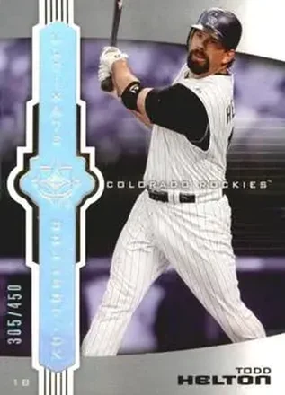 2007 Upper Deck Ultimate Collection #14 - Todd Helton - Colorado Rockies