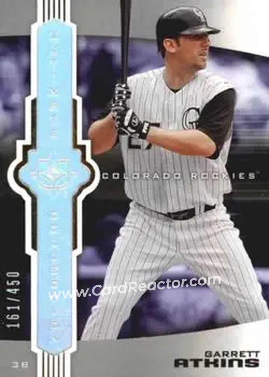 2007 Upper Deck Ultimate Collection #15 - Garrett Atkins - Colorado Rockies - Front 2007 Upper Deck Ultimate Collection #15 - Garrett Atkins - Colorado Rockies - Front