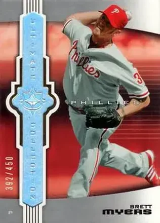 2007 Upper Deck Ultimate Collection #34 - Brett Myers - Philadelphia Phillies