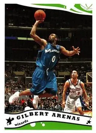 2005-06 Topps #10 - Gilbert Arenas - Washington Wizards
