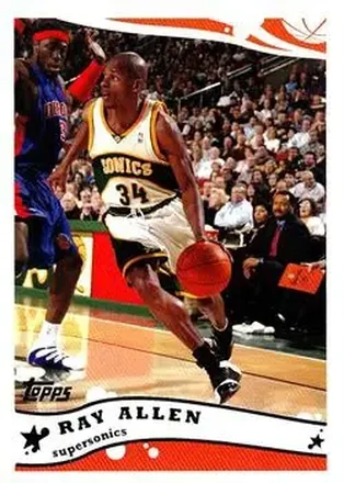 2005-06 Topps #14 - Ray Allen - Seattle SuperSonics