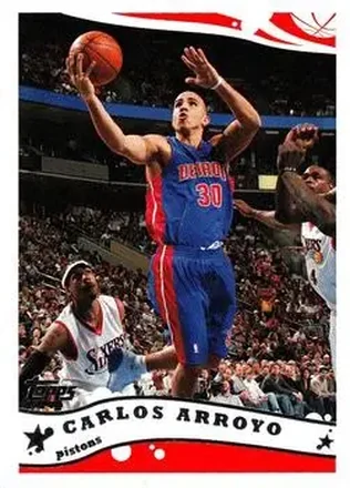 2005-06 Topps #18 - Carlos Arroyo - Detroit Pistons