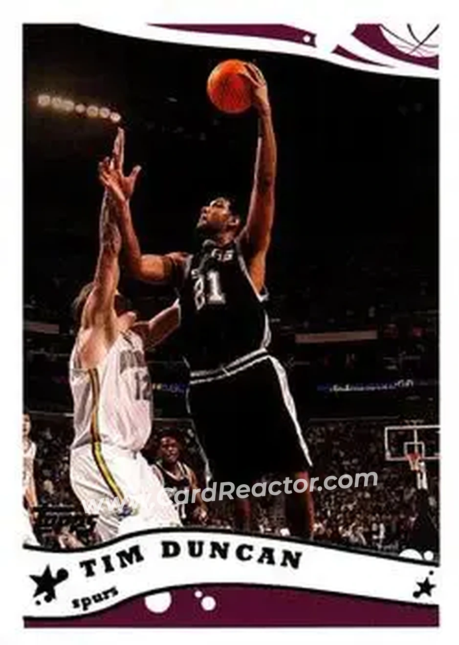 2005-06 Topps #21 - Tim Duncan - San Antonio Spurs