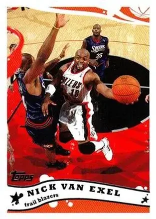 2005-06 Topps #26 - Nick Van Exel - Portland Trail Blazers