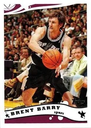 2005-06 Topps #36 - Brent Barry - San Antonio Spurs
