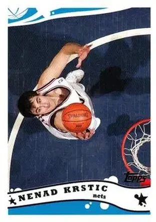 2005-06 Topps #48 - Nenad Krstić - New Jersey Nets