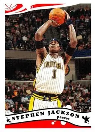 2005-06 Topps #66 - Stephen Jackson - Indiana Pacers