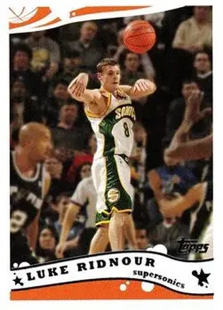 2005-06 Topps #83 - Luke Ridnour - Seattle SuperSonics