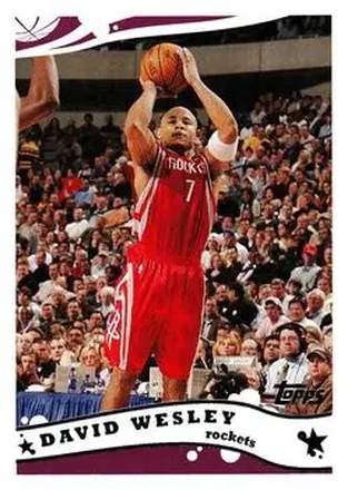 2005-06 Topps #92 - David Wesley - Houston Rockets