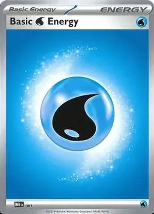 2026 Play! Pokemon Prize Pack Series Nine #MEE 003 - Basic Water Energy