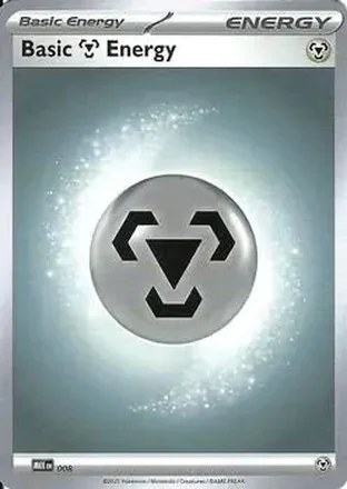 2026 Play! Pokemon Prize Pack Series Nine #MEE 008 - Basic Metal Energy