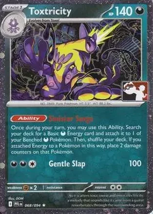 2026 Play! Pokemon Prize Pack Series Nine - Foil #068/094 - Toxtricity