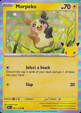 2026 Pokemon 30th Celebration #061/128 - Morpeko