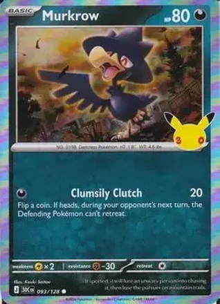 2026 Pokemon 30th Celebration #093/128 - Murkrow
