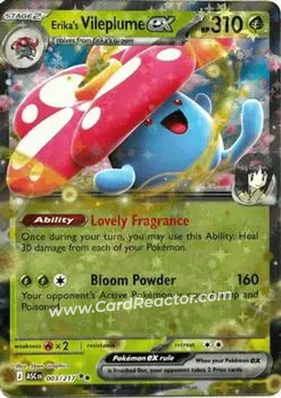 2026 Pokemon Mega Evolution Ascended Heroes #003/217 - Vileplume - Front