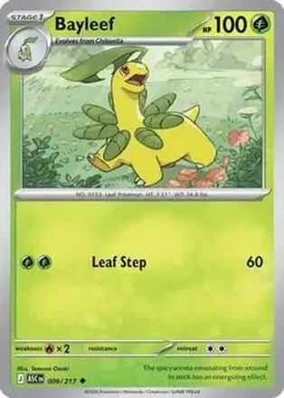 2026 Pokemon Mega Evolution Ascended Heroes #009/217 Bayleef