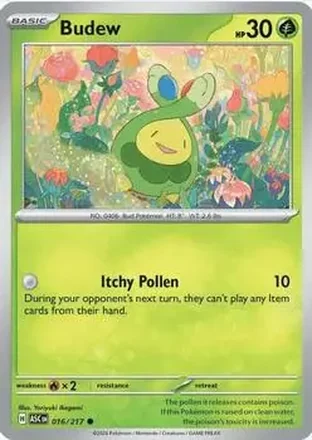2026 Pokemon Mega Evolution Ascended Heroes #016/217 Budew