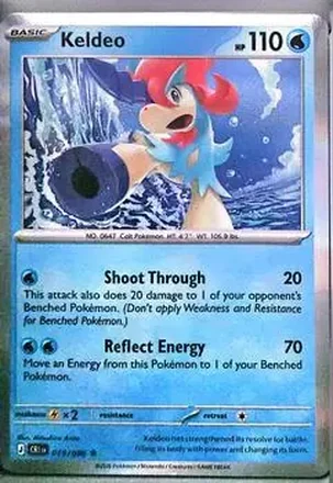 2026 Pokemon Mega Evolution Chaos Rising #019/086 Keldeo