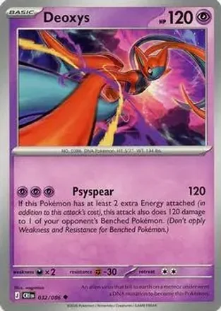 2026 Pokemon Mega Evolution Chaos Rising #032/086 - Deoxys