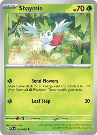 2026 Pokemon Mega Evolution Perfect Order #003/088 - Shaymin