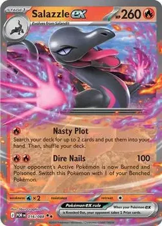 2026 Pokemon Mega Evolution Perfect Order #016/088 - Salazzle ex