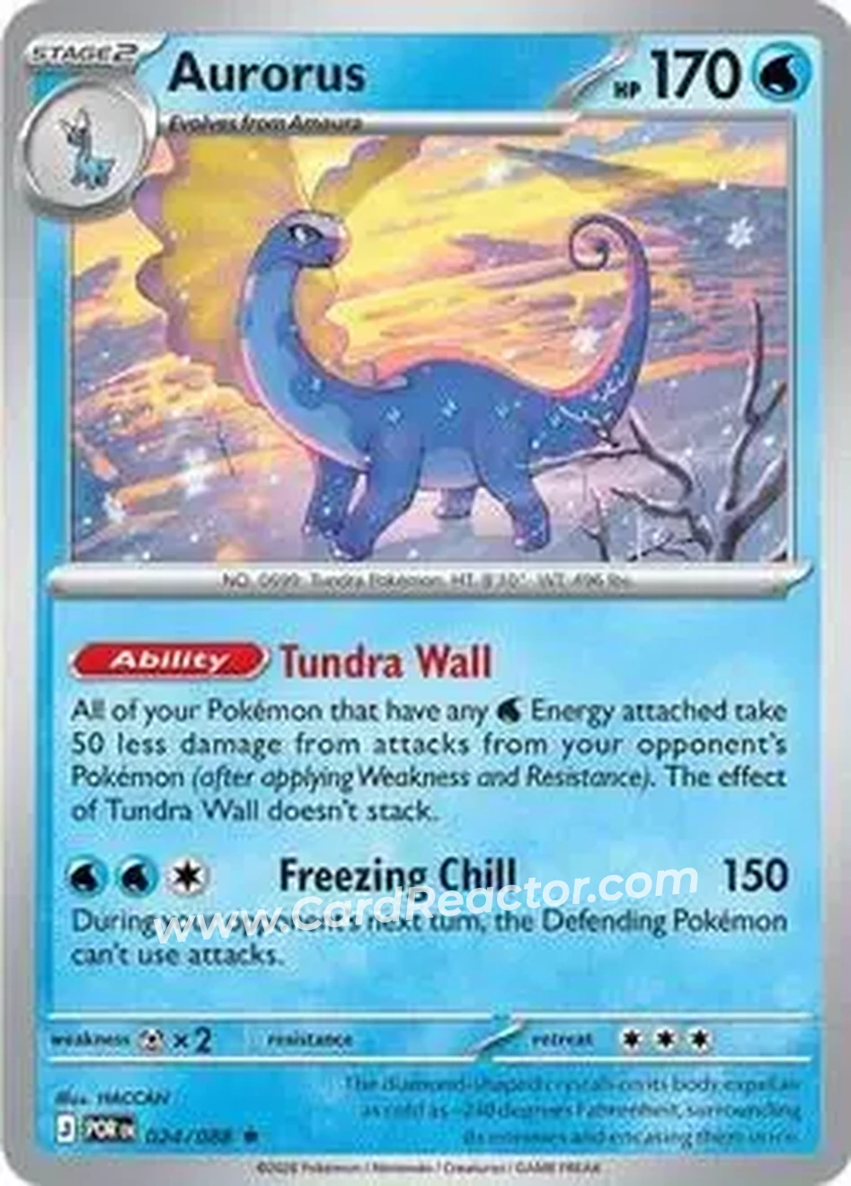 2026 Pokemon Mega Evolution Perfect Order #024/088 - Aurorus