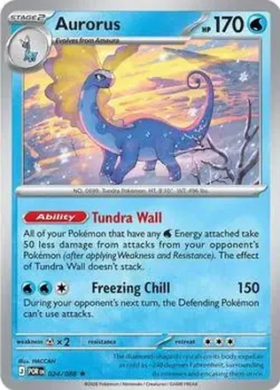 2026 Pokemon Mega Evolution Perfect Order #024/088 Aurorus