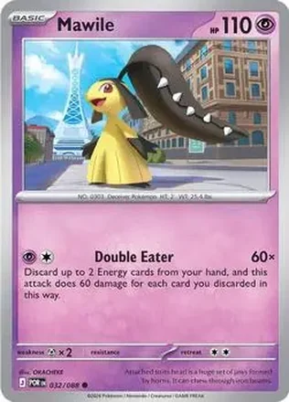2026 Pokemon Mega Evolution Perfect Order #032/088 - Mawile