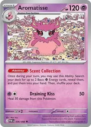 2026 Pokemon Mega Evolution Perfect Order #036/088 - Aromatisse