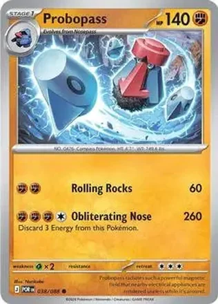2026 Pokemon Mega Evolution Perfect Order #038/088 - Probopass
