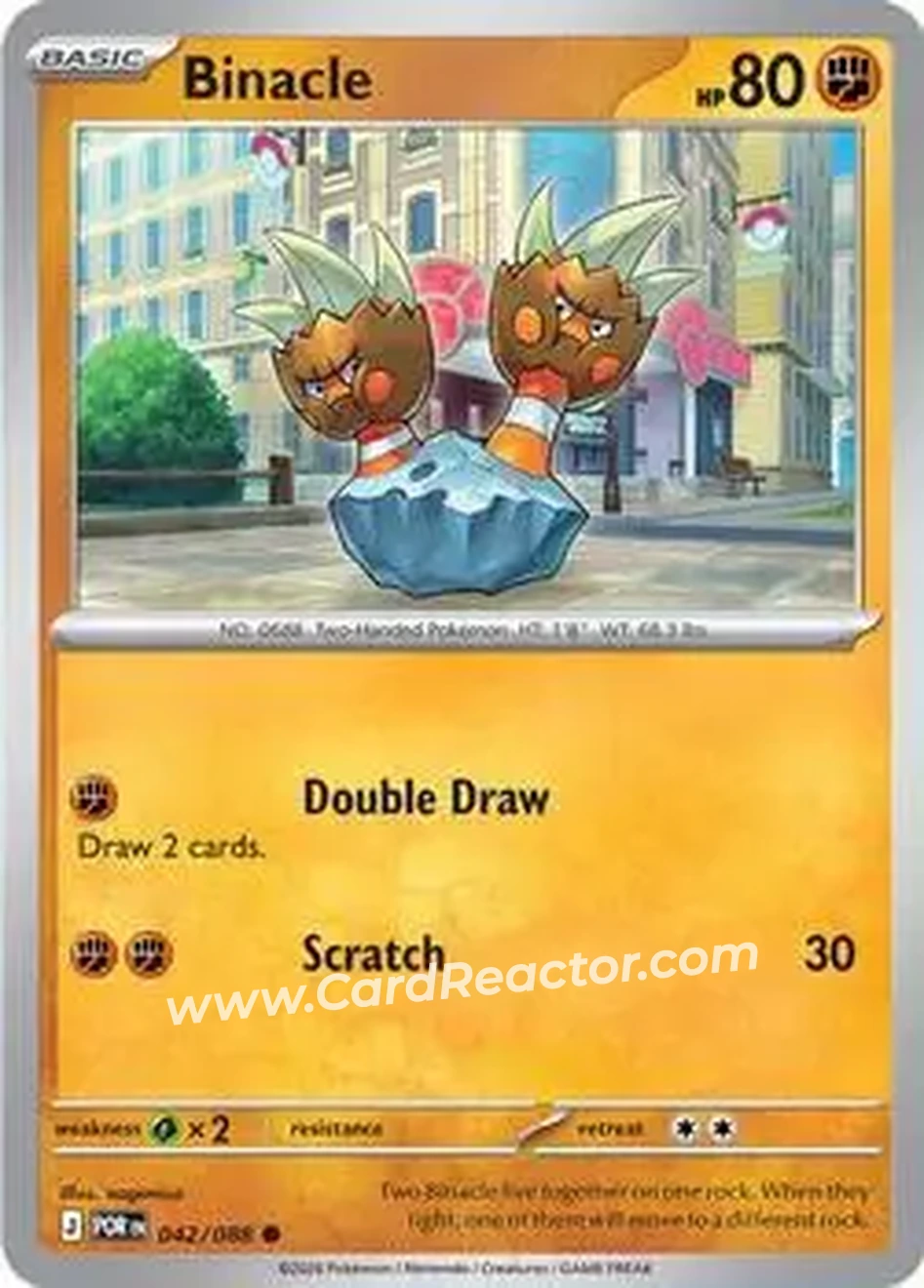 2026 Pokemon Mega Evolution Perfect Order #042/088 - カメテテ - Front