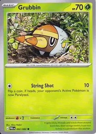 2026 Pokemon Mega Evolution Pitch Black #002/084 Grubbin