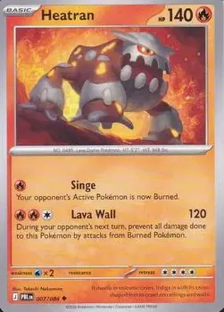2026 Pokemon Mega Evolution Pitch Black #007/084 - Heatran