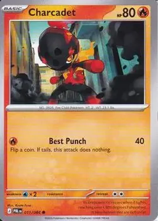 2026 Pokemon Mega Evolution Pitch Black #011/084 Charcadet