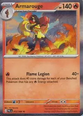 2026 Pokemon Mega Evolution Pitch Black #012/084 Armarouge