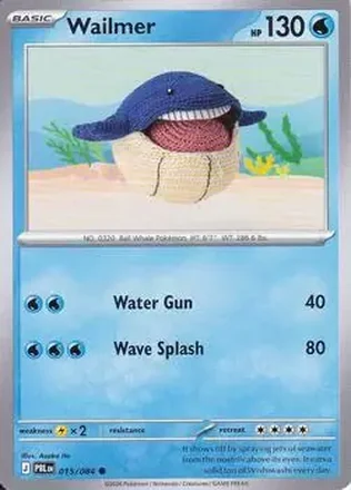 2026 Pokemon Mega Evolution Pitch Black #015/084 - Wailmer