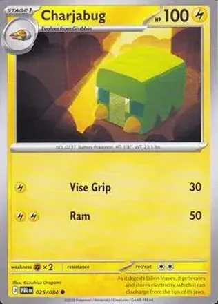 2026 Pokemon Mega Evolution Pitch Black #025/084 Charjabug