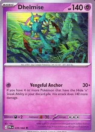 2026 Pokemon Mega Evolution Pitch Black #039/084 - Dhelmise