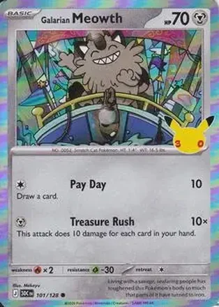2026 Pokemon 30th Celebration #101/128 - Meowth