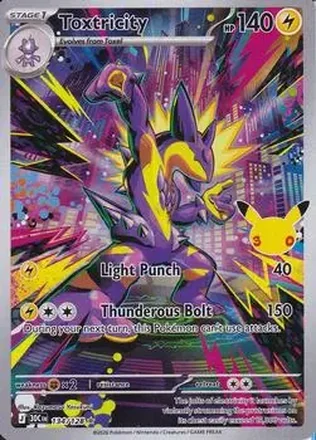 2026 Pokemon 30th Celebration #134/128 - Toxtricity