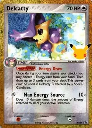 2026 Pokemon 30th Celebration - Classic Collection #5/109 - Delcatty