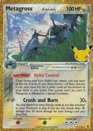 2026 Pokemon 30th Celebration - Classic Collection #11/113 - Metagross