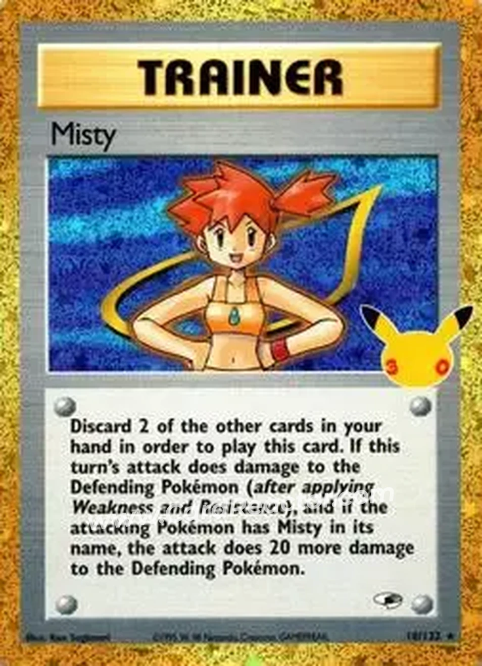 2026 Pokemon 30th Celebration - Classic Collection #18/132 - Misty's Vitality - Front 2026 Pokemon 30th Celebration - Classic Collection #18/132 - Misty's Vitality - Front