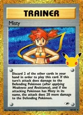 2026 Pokemon 30th Celebration - Classic Collection #18/132 - Misty's Vitality
