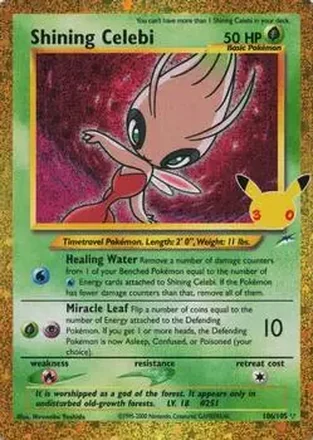 2026 Pokemon 30th Celebration - Classic Collection #106/105 - Shining Celebi