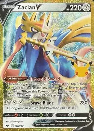 2026 Pokemon 30th Celebration - Classic Collection #138/202 - Zacian