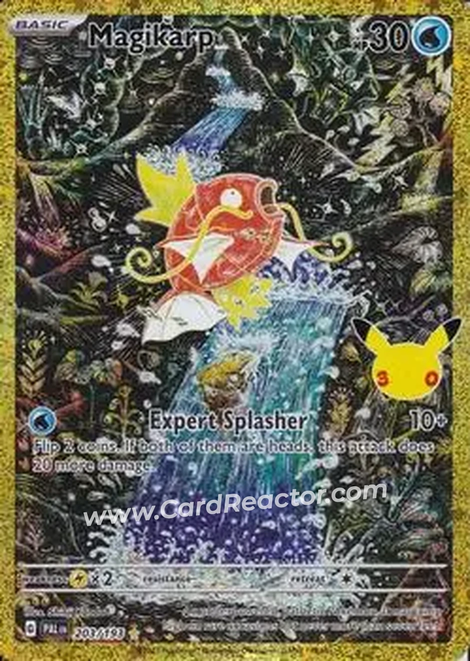 2026 Pokemon 30th Celebration - Classic Collection #203/193 - Magikarp - Front